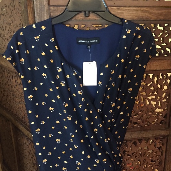 NEW NWT Jason Wu x ELOQUII Surplice Wrap Dress 24 - Picture 5 of 6